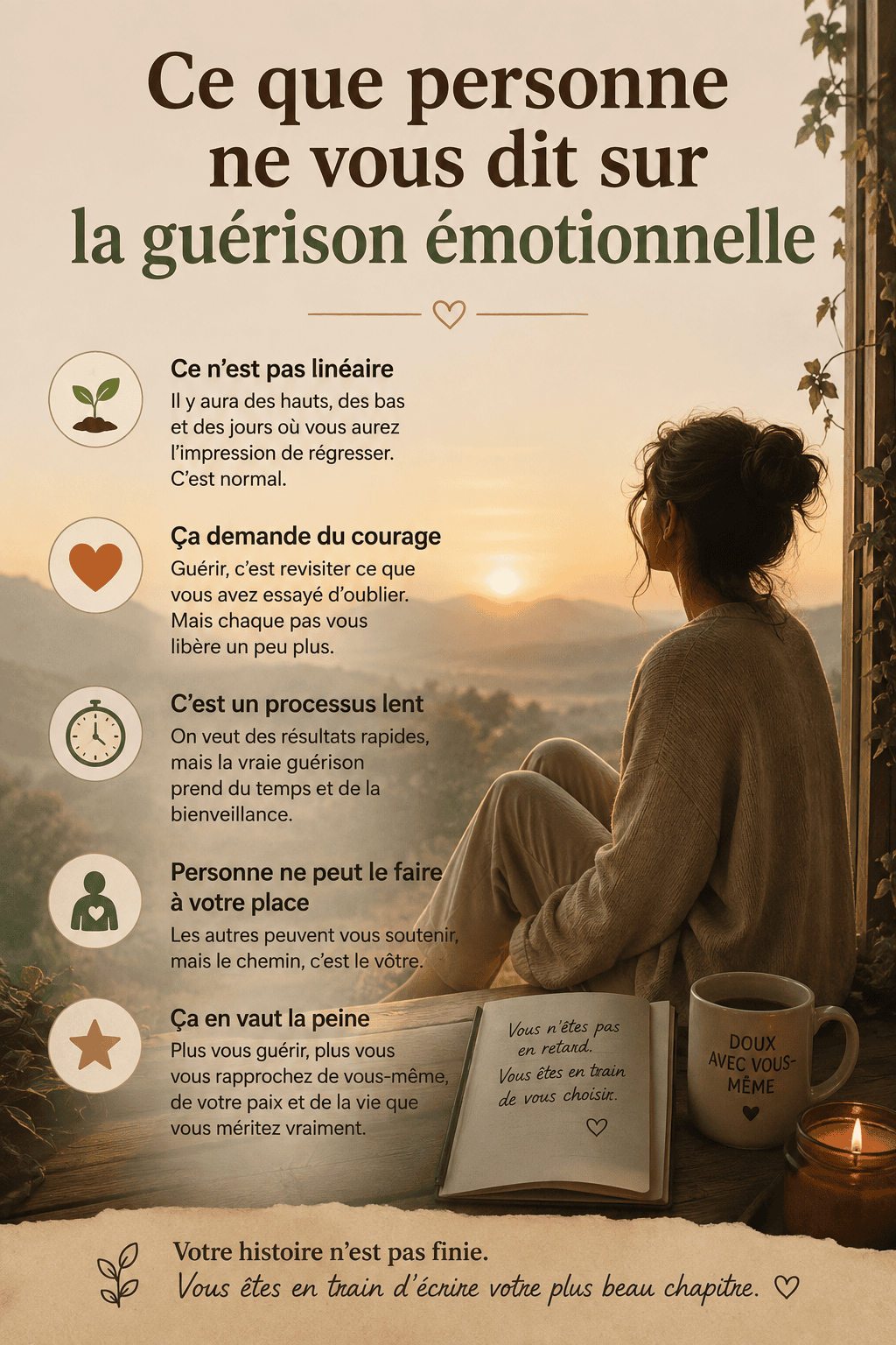 Ce que personne ne vous dit sur la guérison émotionnelle