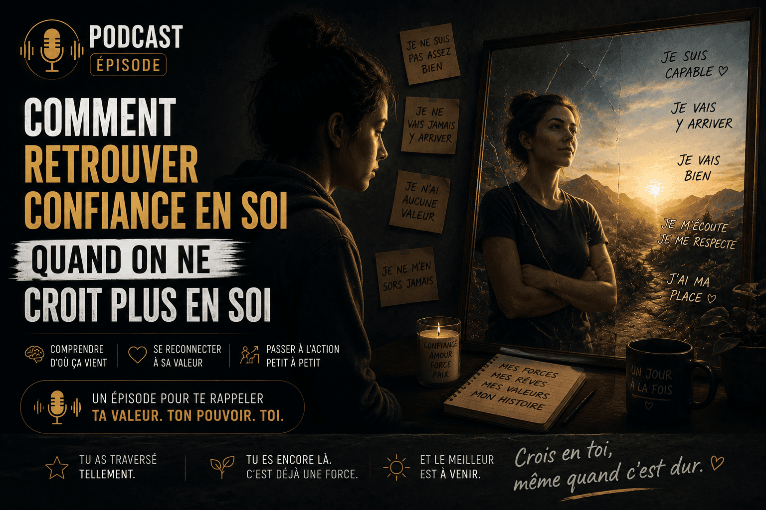 Podcast Episode: Comment retrouver confiance en soi quand on ne croit plus en soi