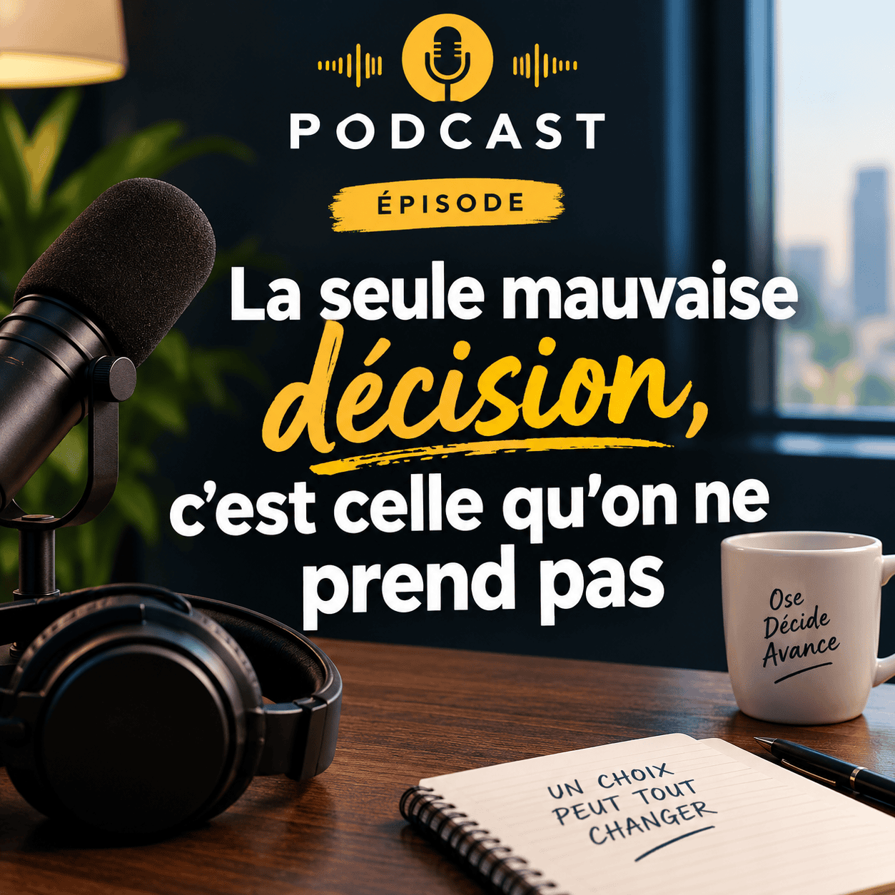 Podcast Episode: La seule mauvaise décision, c’est celle qu’on ne prend pas
