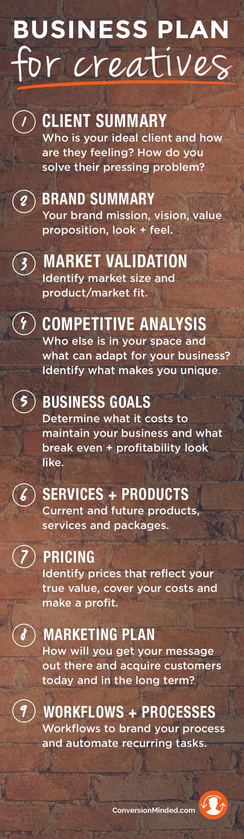 How To Write A Business Plan For Creatives Free Template