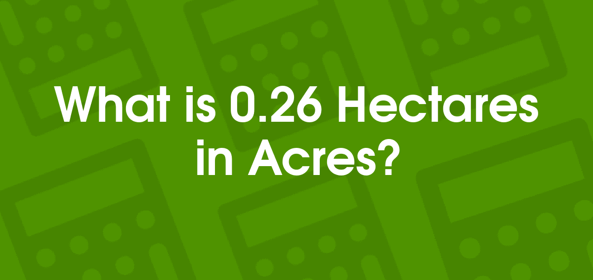 Hektar To Ekar Here S What A Hectare Really Looks Like Infonews