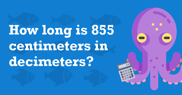 855 Centimeters In Decimeters - How Many Decimeters Is 855 ...