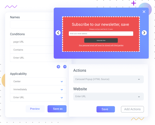 Lead Generation App Savemyleads - Desktop Dark Images for Desktop