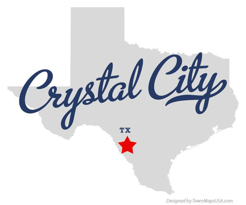 Reciben Ayuda Del Gobierno Map Of Crystal City Tx 