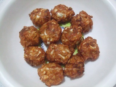 cabbage vadai