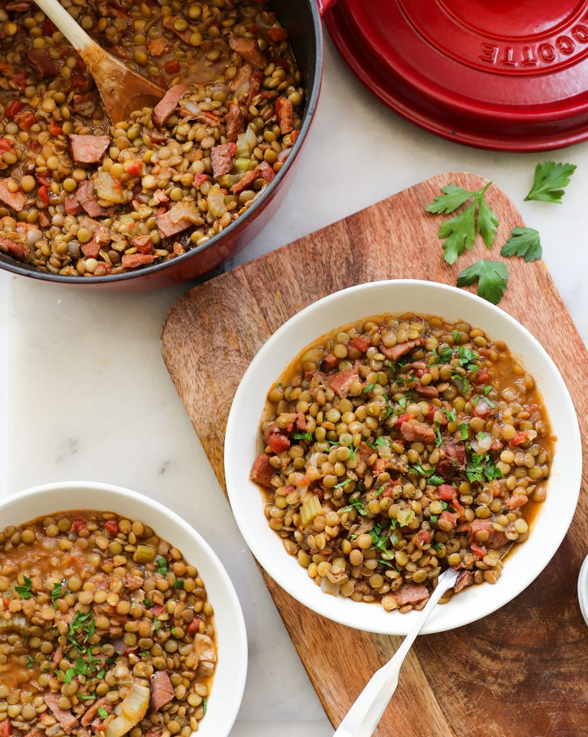 These are packed with beans, lentils, sweet potato, and avocado, creating the satiating nutrient trifecta: Classic Lentil And Ham Soup Cook At Home Mom