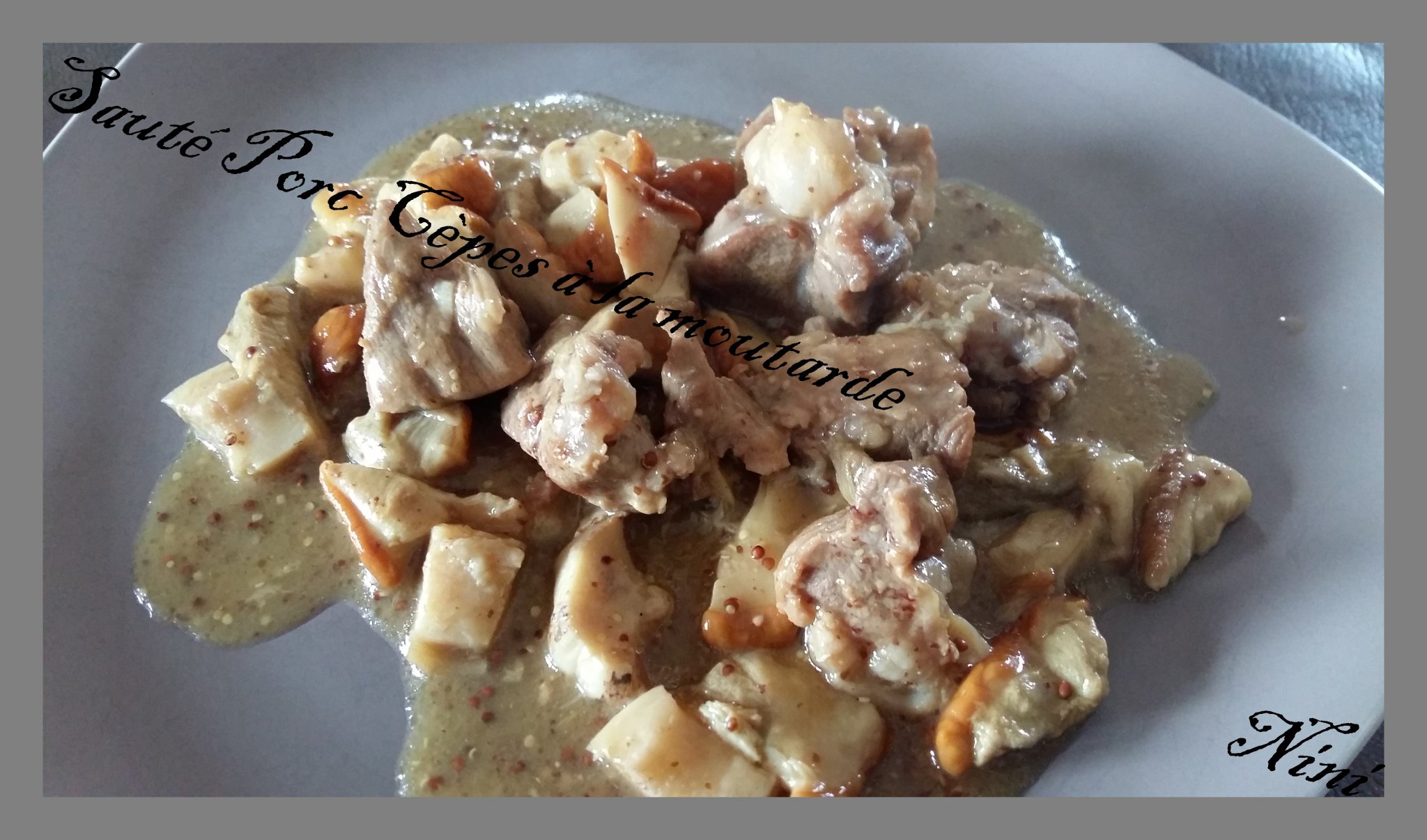 Saute De Porc Au Miel Cookeo Sauté de porc aux Cèpes à la moutarde - Recette Cookeo