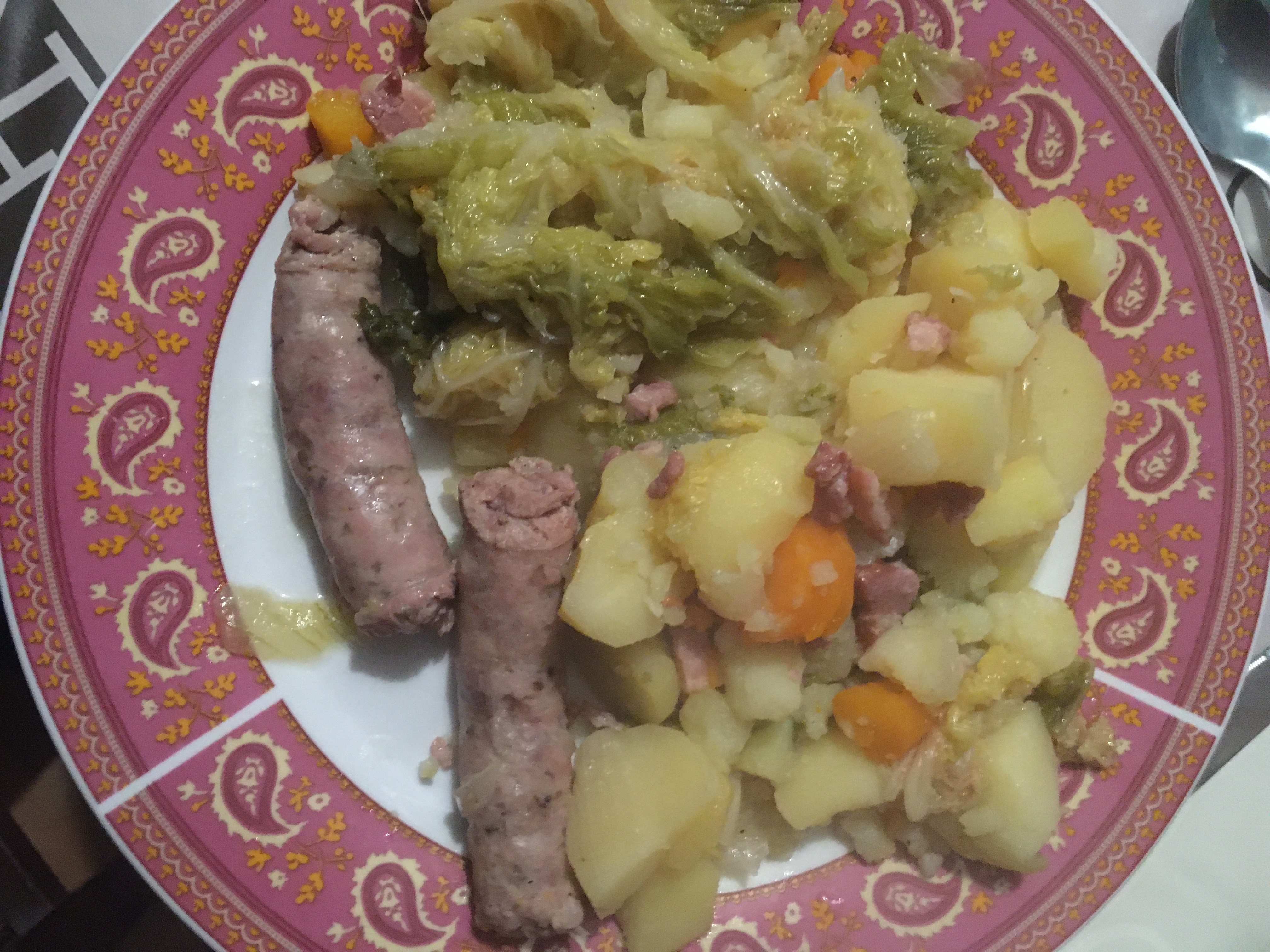 Chou Vert Pomme De Terre Cookeo Potée aux chou - Recette Cookeo
