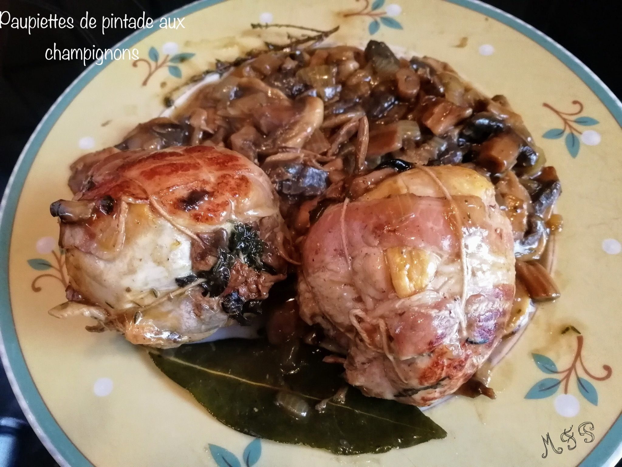 Temps Cuisson Paupiette De Pintade Cocotte Paupiettes de pintade aux champignons - Recette Cookeo