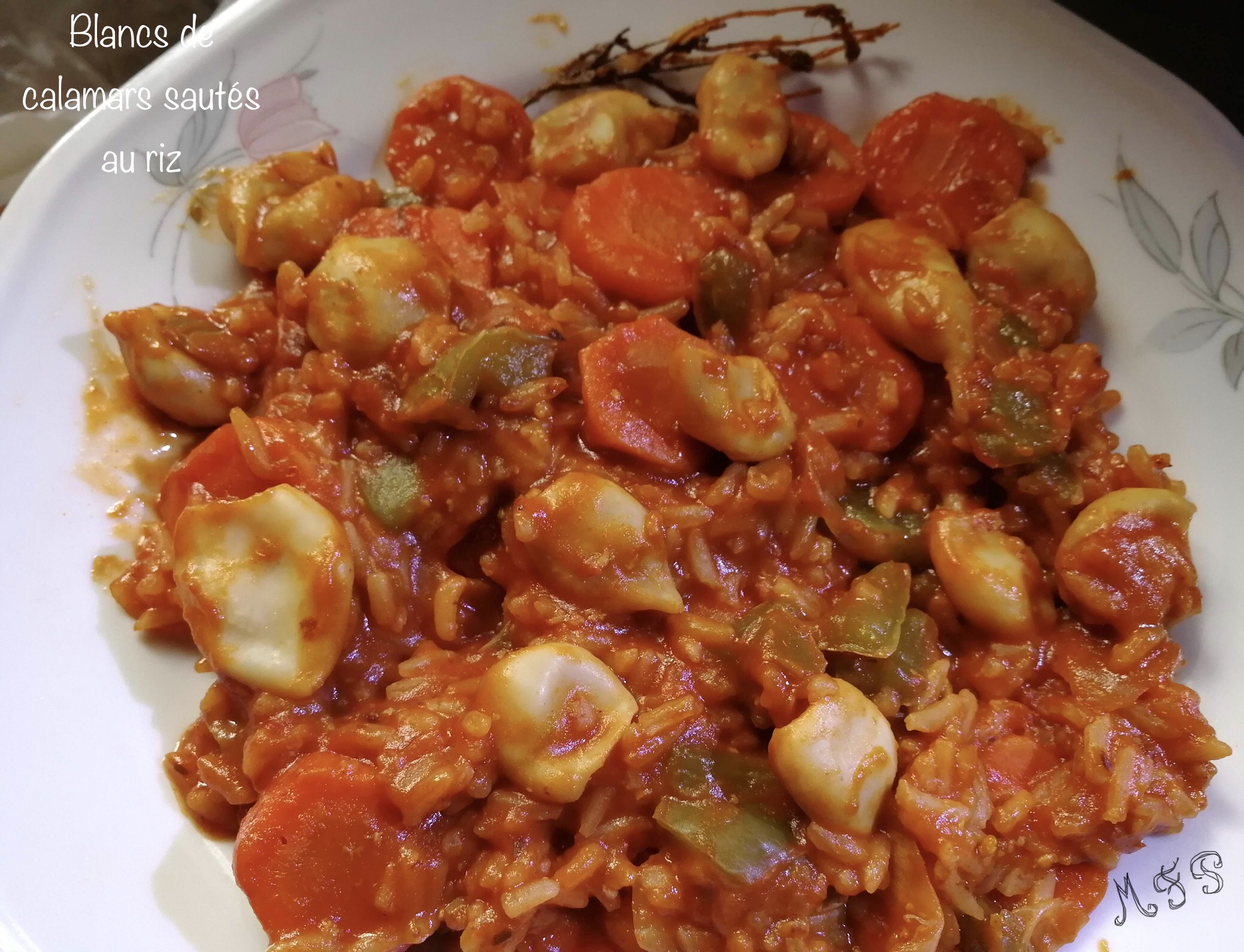 Recette De Blanc D Encornet Au Cookeo Blancs de calamars sautés au riz - Recette Cookeo