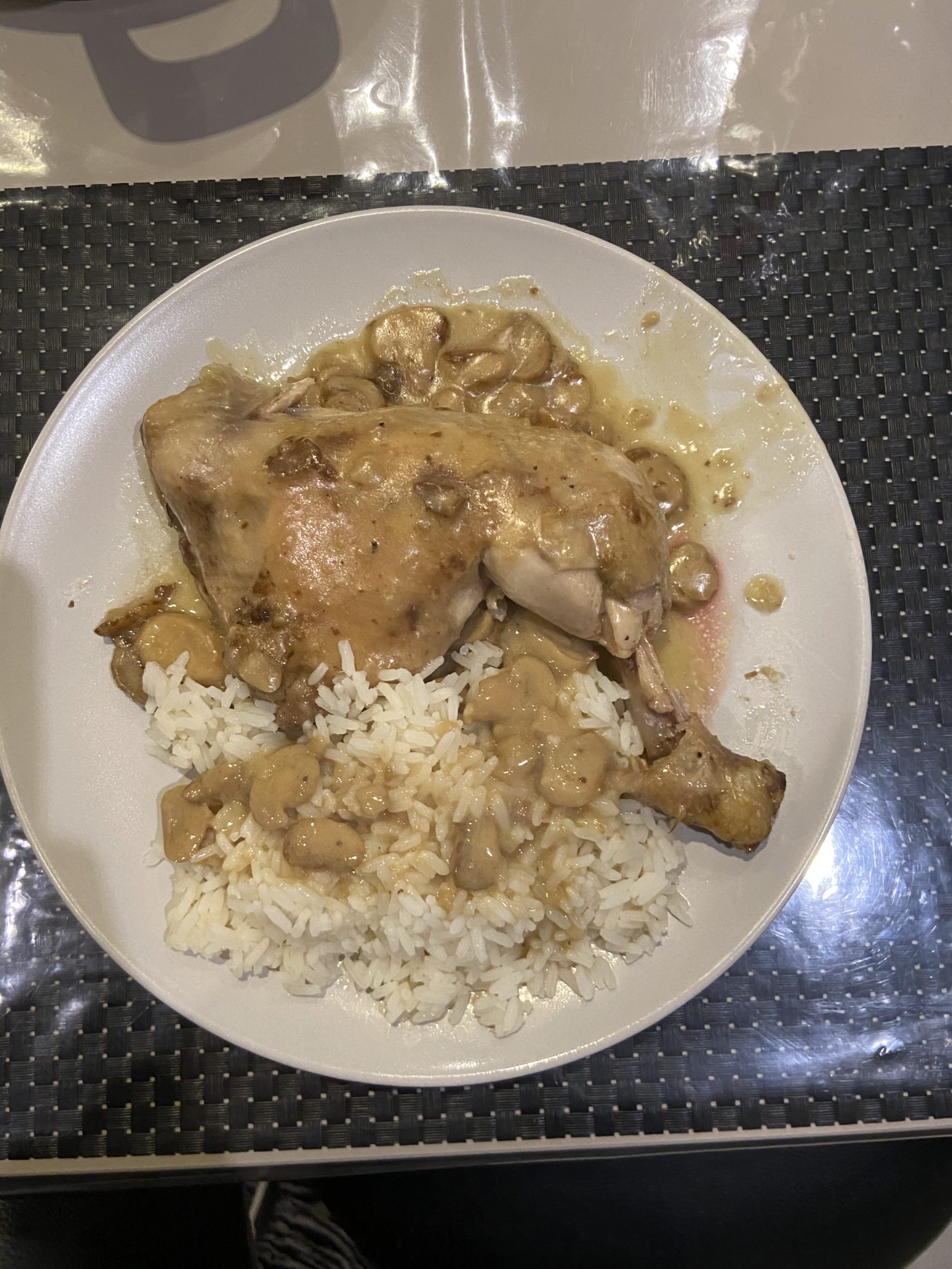 Cuisse De Dinde Crème Fraîche Cookeo Cuisse de poulet sauce champignon - Recette Cookeo