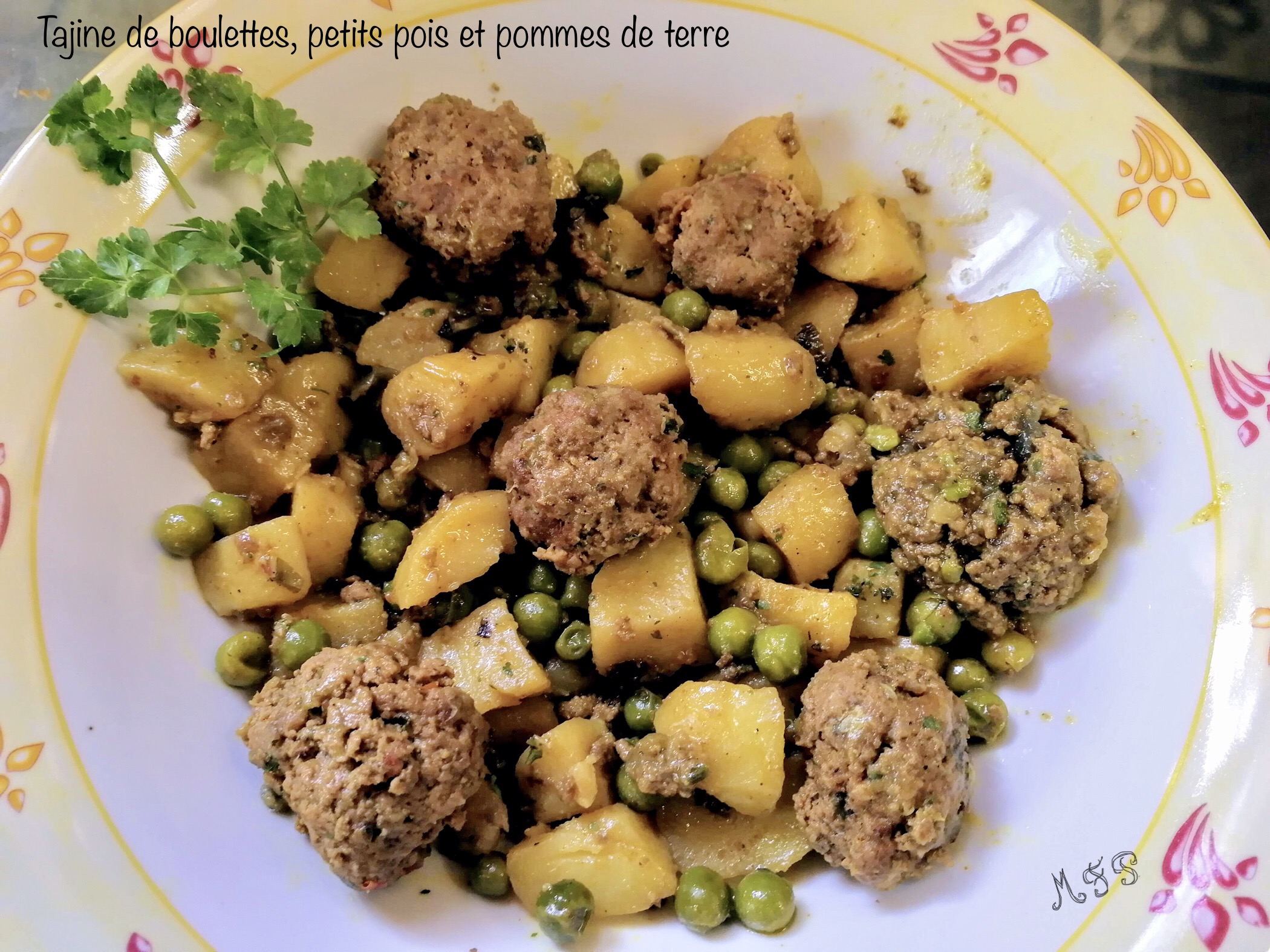 Petit Pois Cookeo Temps De Cuisson Tajine de boulettes, petits pois et pommes de terre - Recette Cookeo