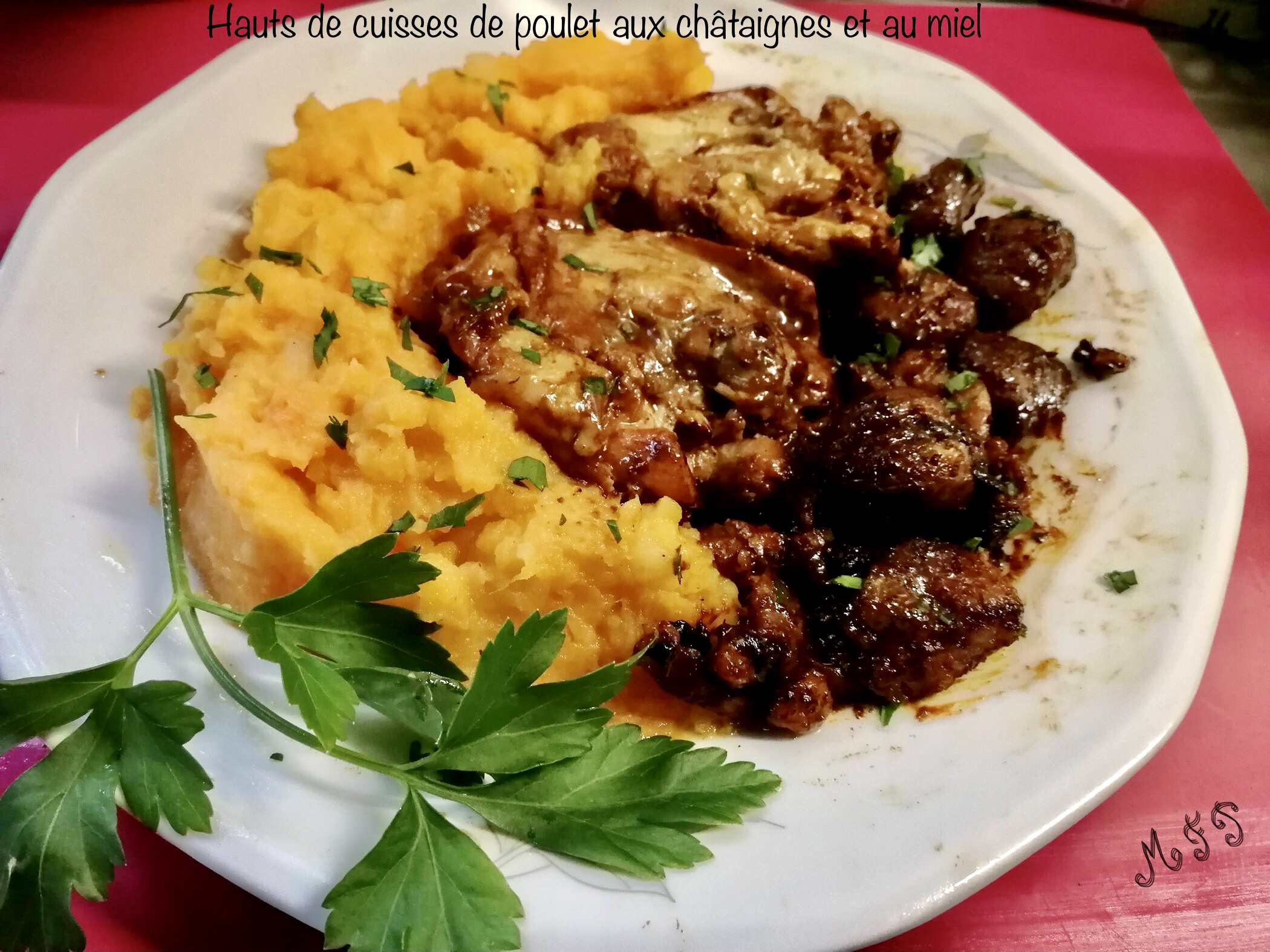 Recette Haut De Cuisse De Poulet Cookeo Hauts de cuisses de poulet aux châtaignes et au miel - Recette Cookeo