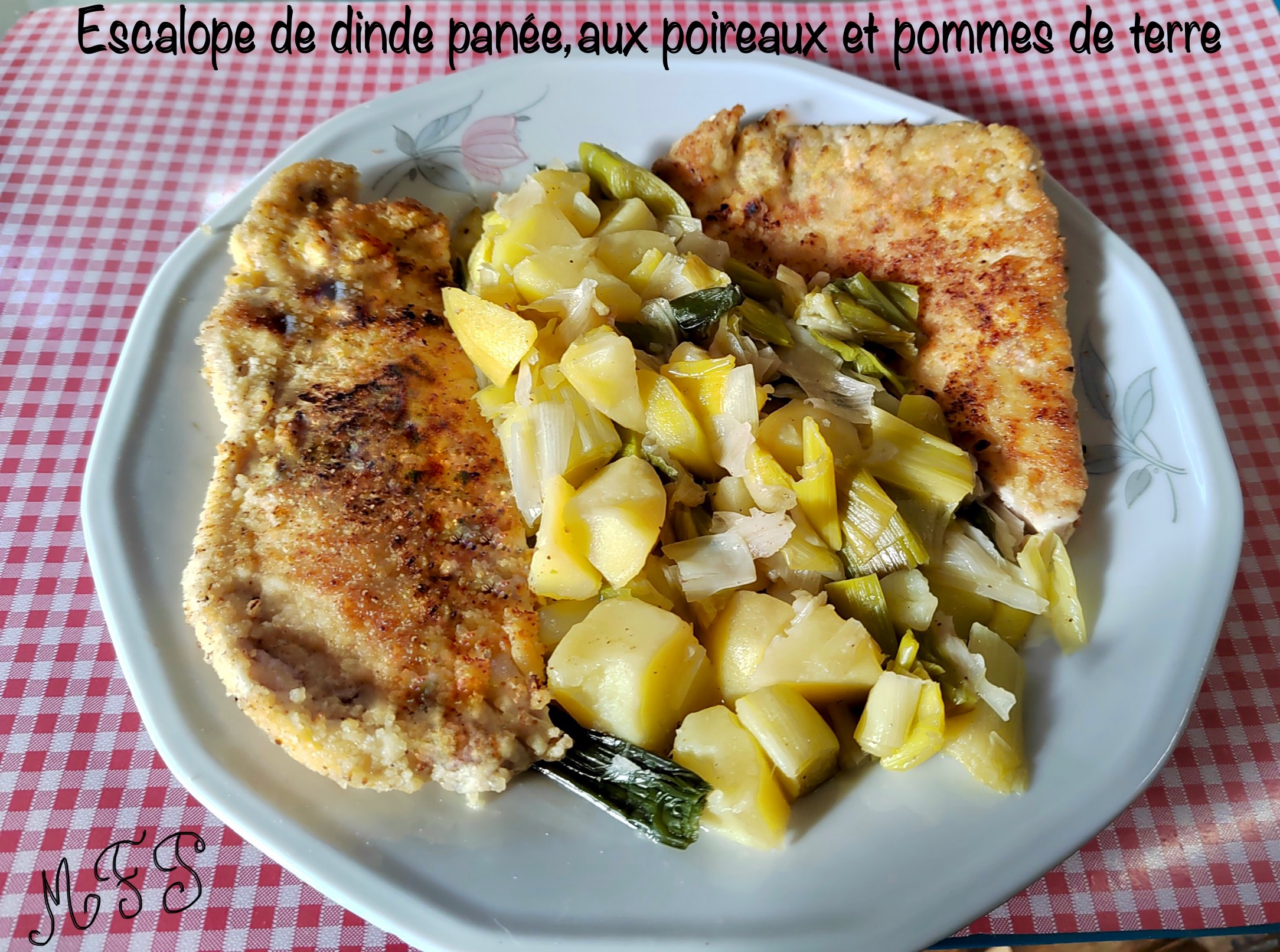 Filet De Dinde Cookeo Pomme De Terre Escalope de dinde panée aux poireaux et pommes de terre - Recette Cookeo