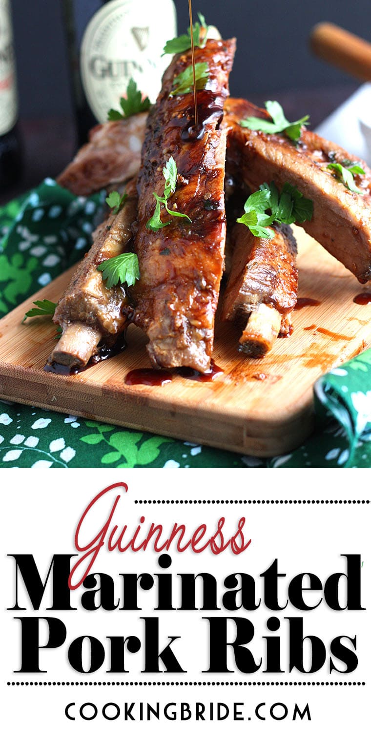 Guinness BBQ Pork Ribs The Cooking Bride