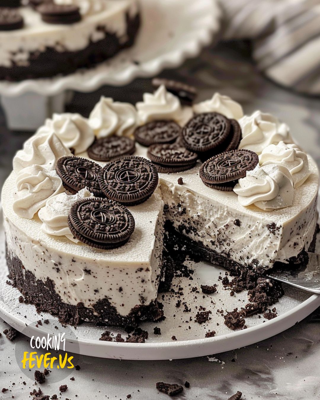 No bake oreo cheesecake