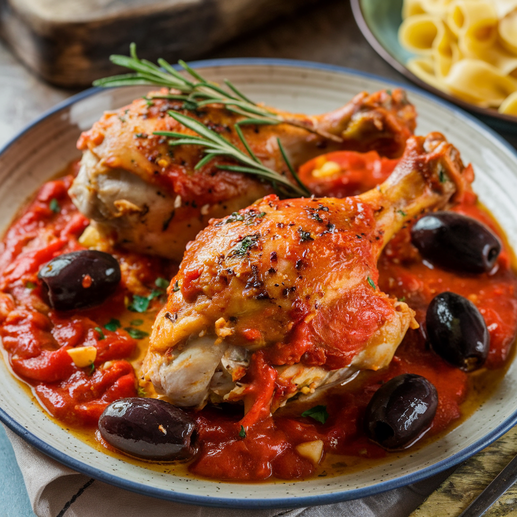 CHICKEN CACCIATORE NEAPOLITAN-STYLE