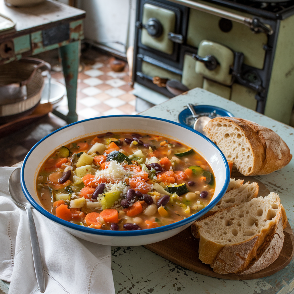 MINESTRONE: MY NONNA’S SPECIAL ITALIAN VEGETABLE SOUP