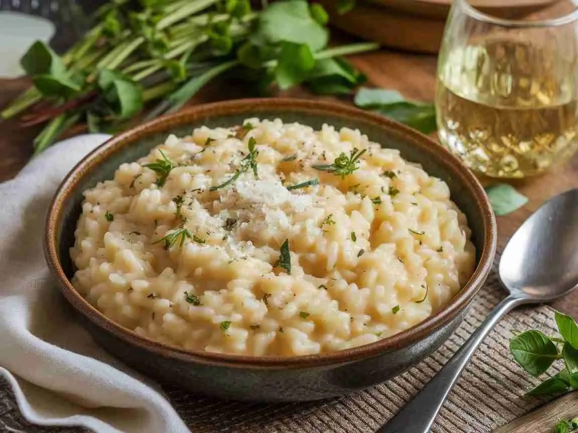 Creamy Parmesan Risotto with Fresh Herbs
