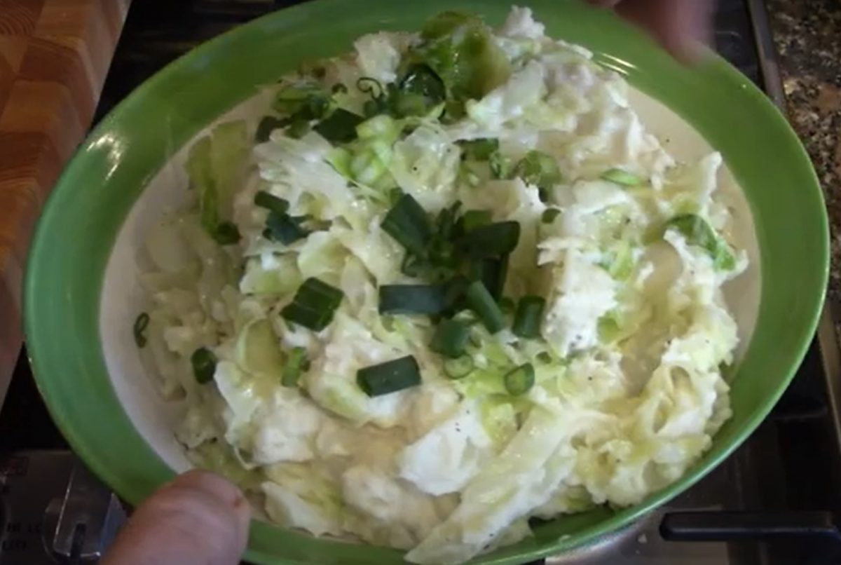 Cabbage in Colcannon