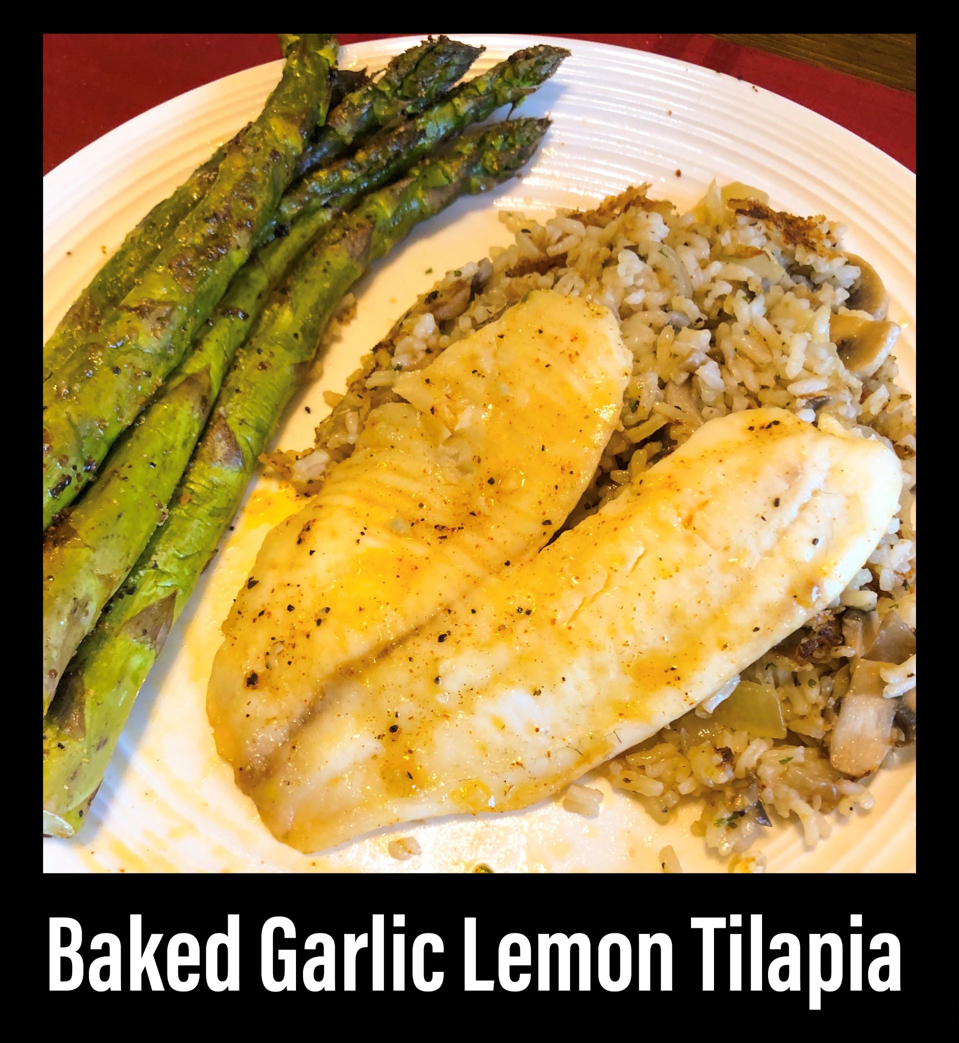 Baked Lemon Garlic Tilapia