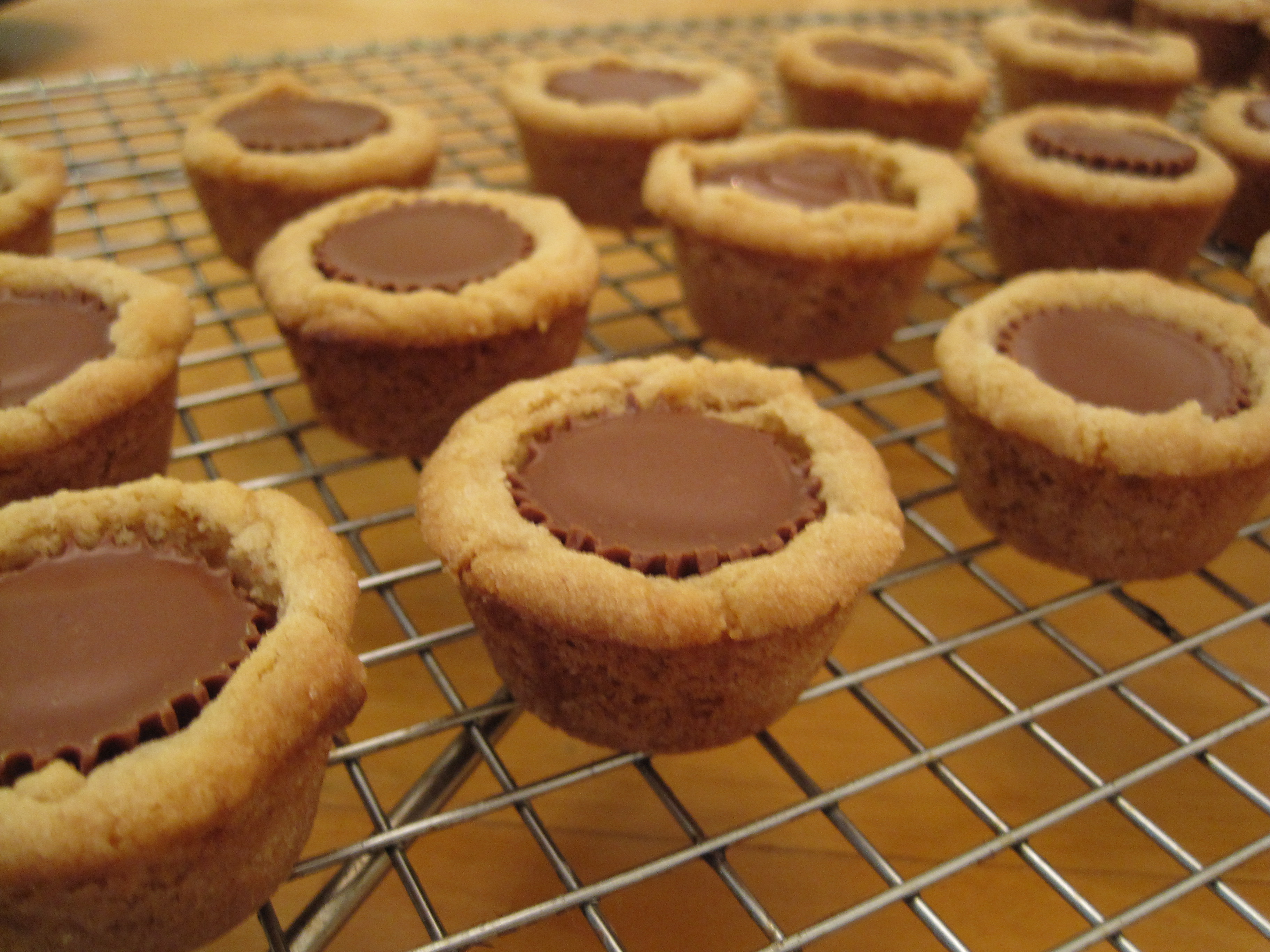 Heat, place, and bake for delicious cookies in minutes. Mini Peanut Butter Cup Cookies Cooking With Alison