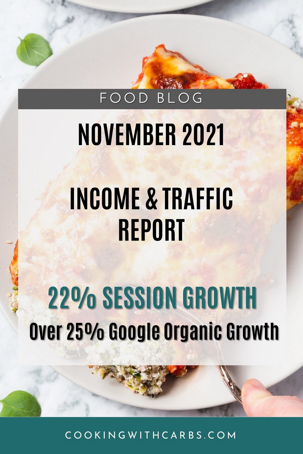 Food Blog Income Report November 2021 - Cooking with Carbs