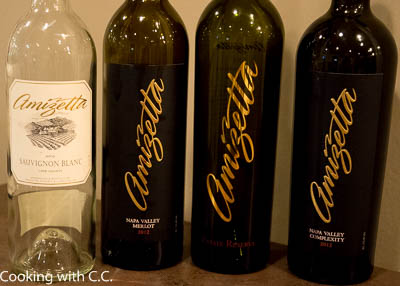 Amizetta Wine Dinner - Cooking With C.C.