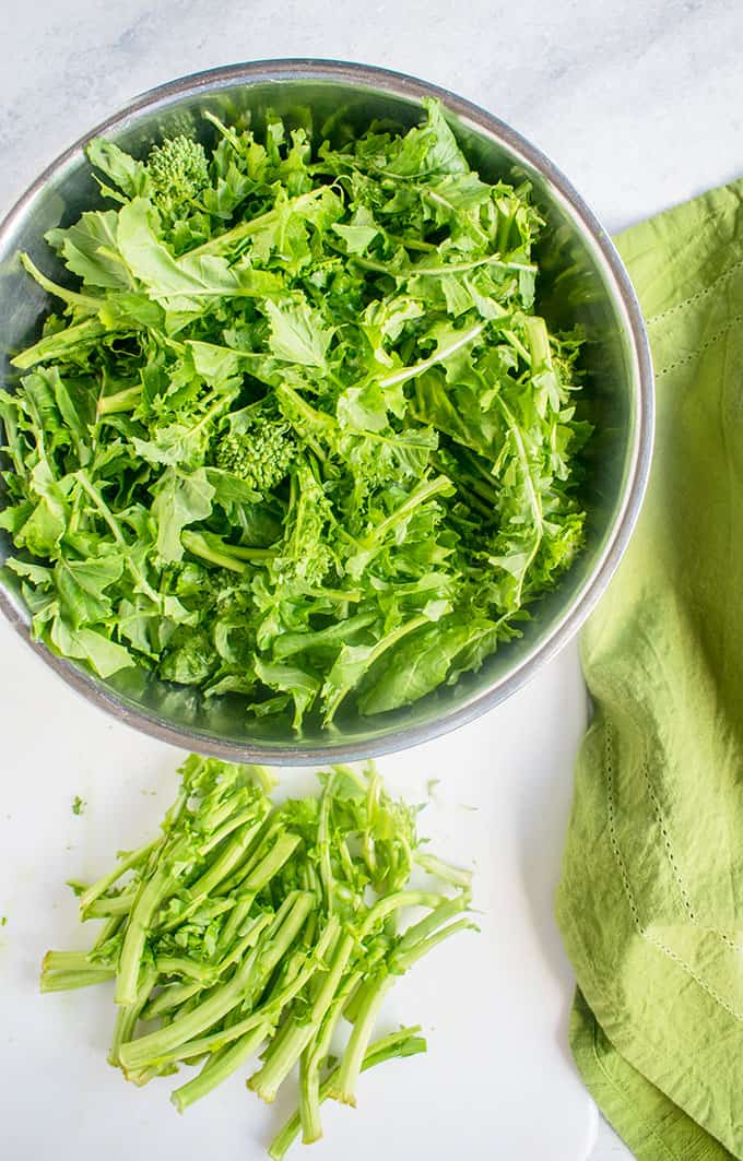 pics Raw Rapini Salad rapini broccoli rabe with garlic
