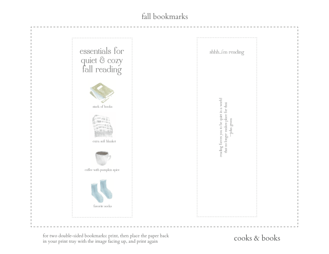 free printable bookmark