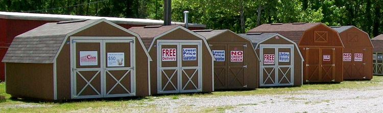 Sheds in clarksville, tn from cook portable warehouses