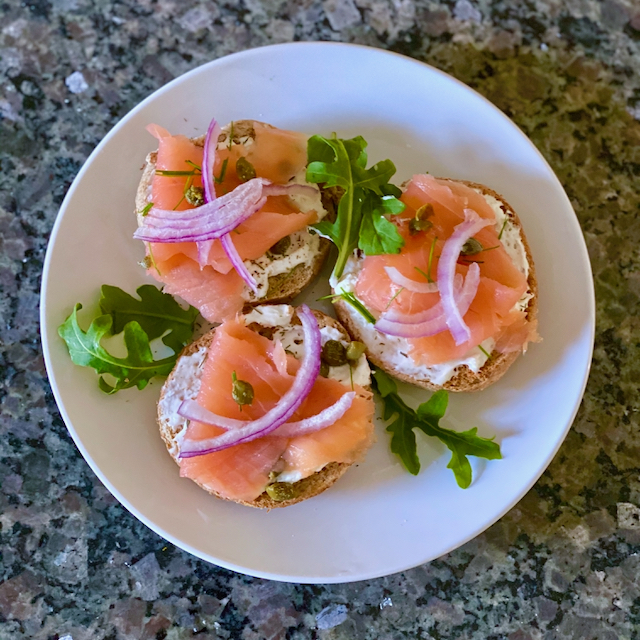 Smoked Salmon Bagels