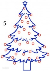 tree christmas draw step cool2bkids lights