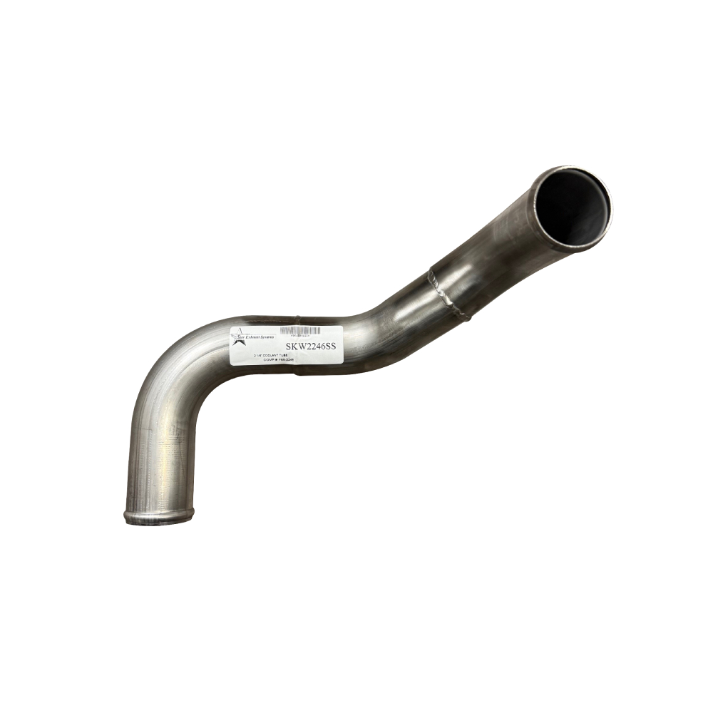 F66-2246 Stainless Steel Upper Coolant Pipe for Kenworth Trucks - SKW2246SS