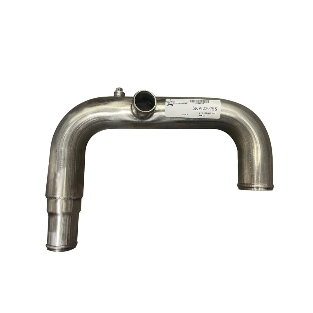 F66-2297 Stainless Steel Coolant Pipe for Kenworth Trucks