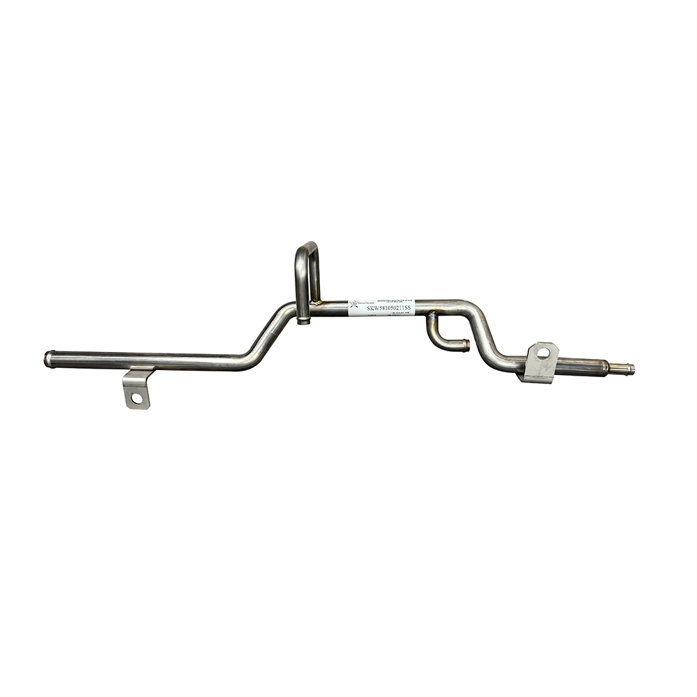V58-1050-211 Stainless Steel Manifold Coolant Return Pipe for Kenworth Trucks - SKW581050211SS