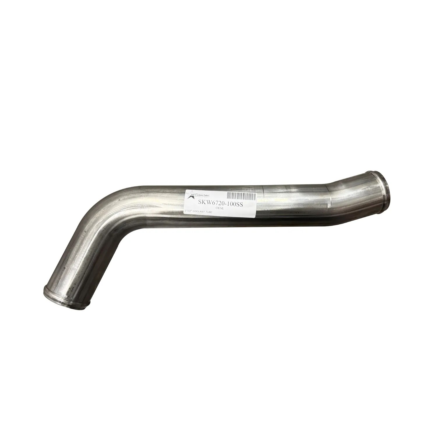F66-6720-100 Stainless Steel Coolant Pipe for Kenworth & Peterbilt Trucks