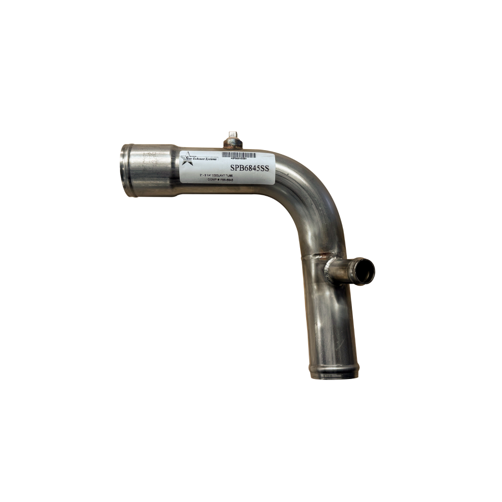 F66-6845 Stainless Steel Coolant Pipe for Peterbilt Trucks - SPB6845SS