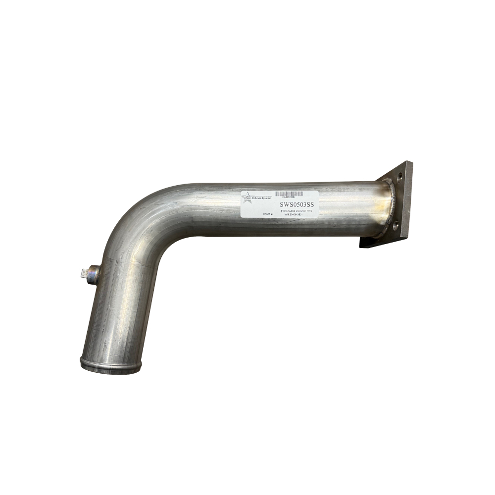 20406-3501 Stainless Steel Lower Coolant Pipe for Western Star Trucks - SWS0503SS