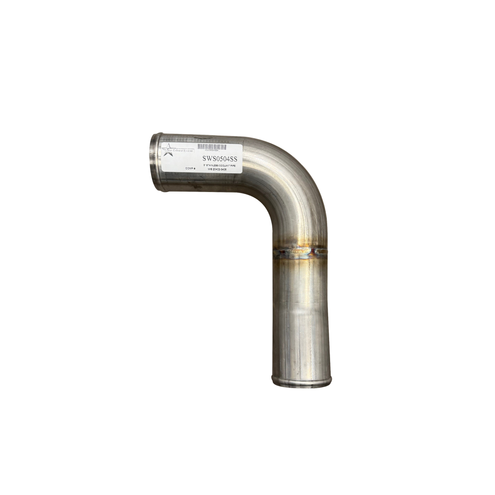 20402-3406 Stainless Steel Lower Coolant Pipe for Western Star Trucks - SWS0504SS