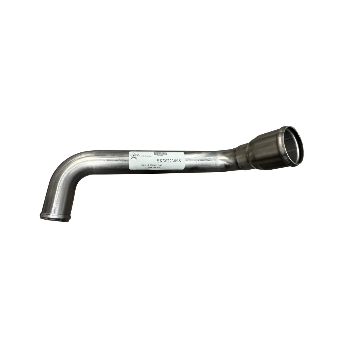 F66-2238 Stainless Steel Upper Coolant Pipe for Kenworth Trucks
