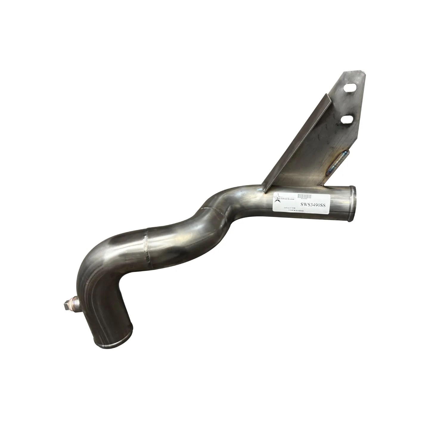 20402-3490 Stainless Steel Coolant Pipe for Western Star Trucks - SWS3490SS