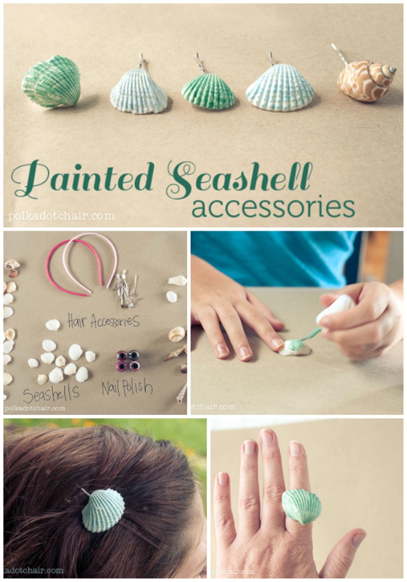 Painted Seashell Crafts Ideas Cool Creativities