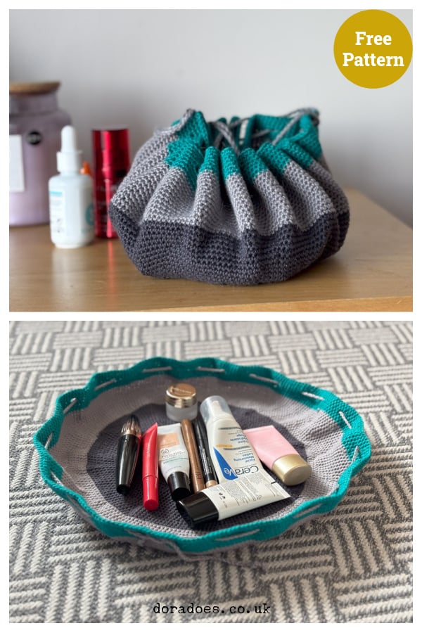 Drawstring Bag Free Crochet Pattern - Desktop City Arts for Desktop