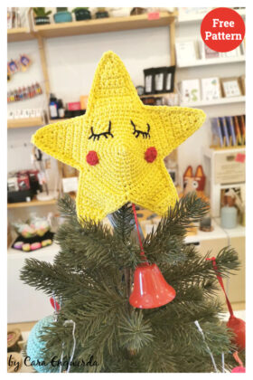 6 christmas tree topper crochet patterns