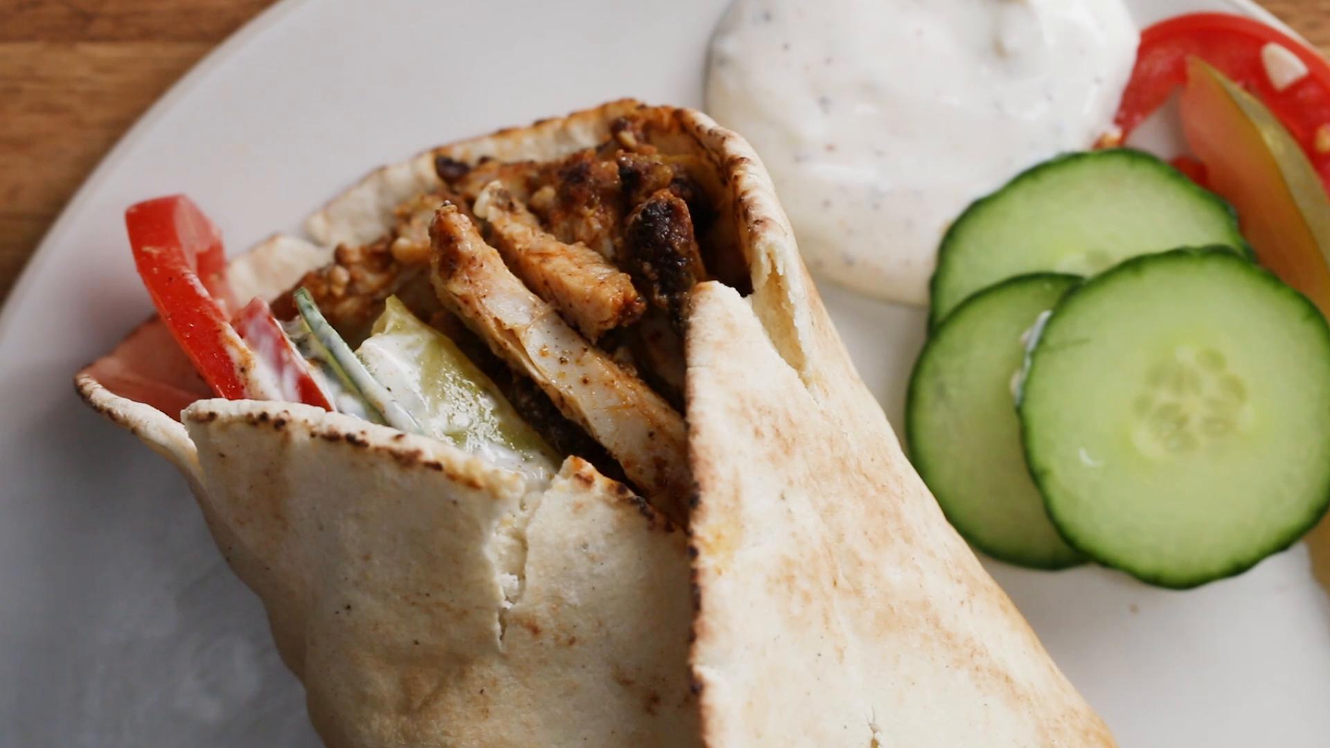 Homemade Chicken Shawarma