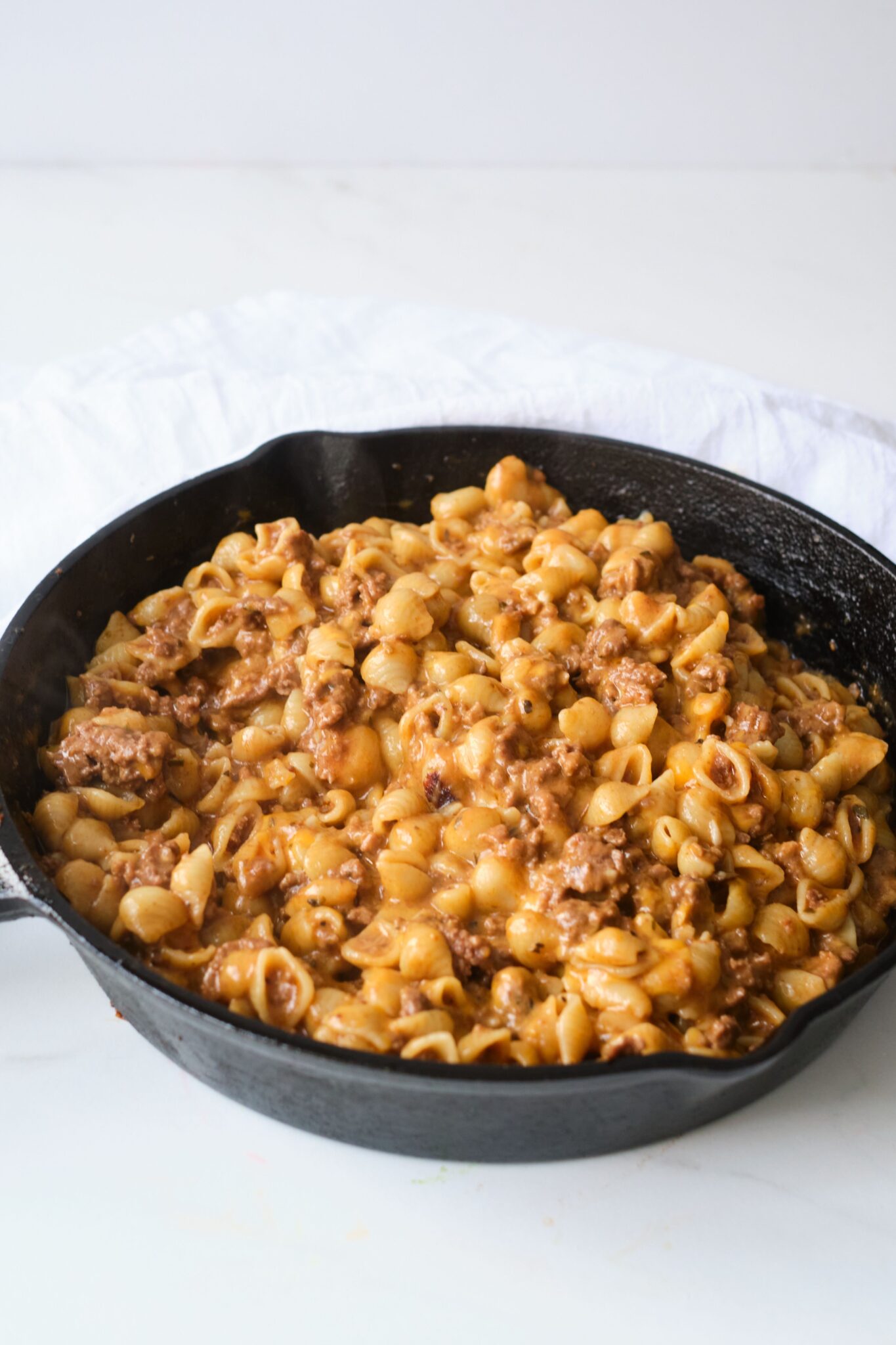 Homemade hamburger helper