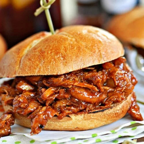 Easy slow cooker pulled chicken