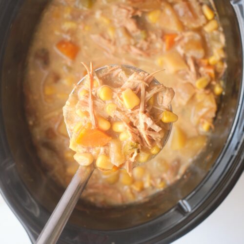 Chicken potato & corn chowder