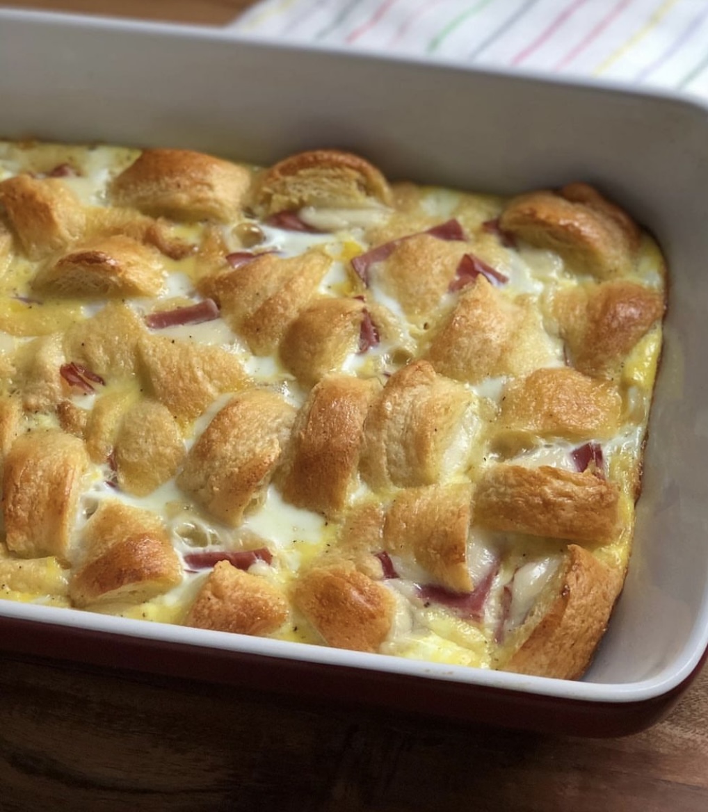 Monte cristo croissant bake 